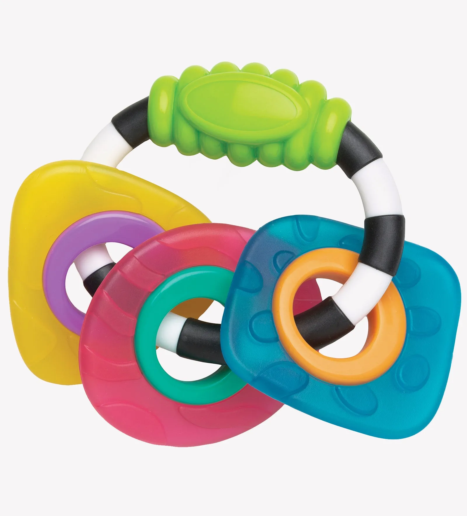 Playgro Textured Teething Rattle 3m 