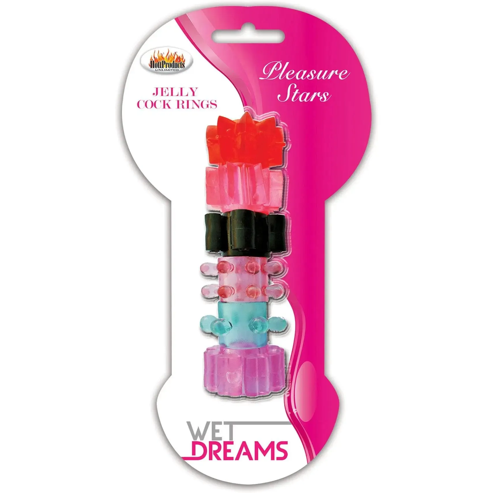 Pleasure Stars Jelly Cock Rings