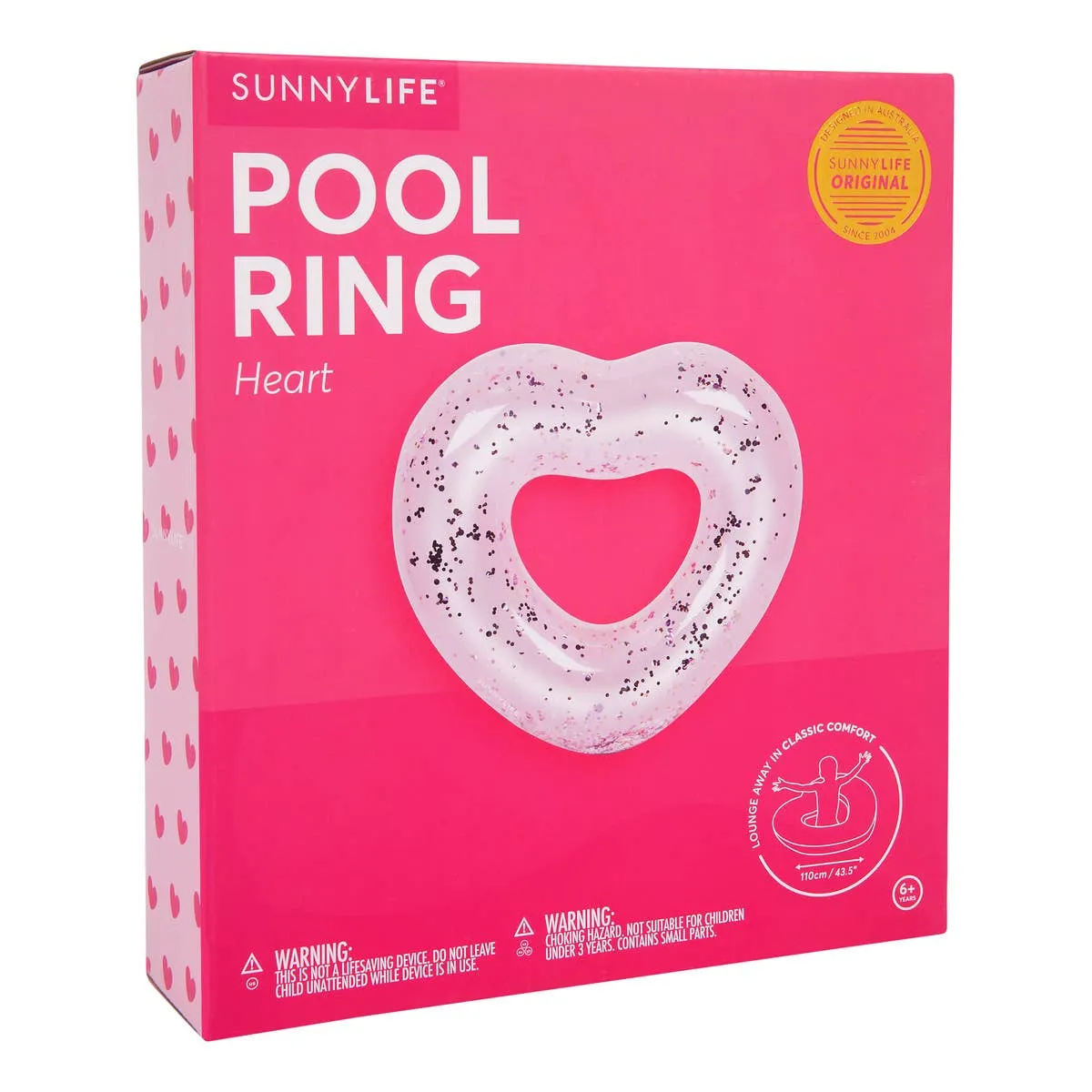 POOL RING HEART FLOAT