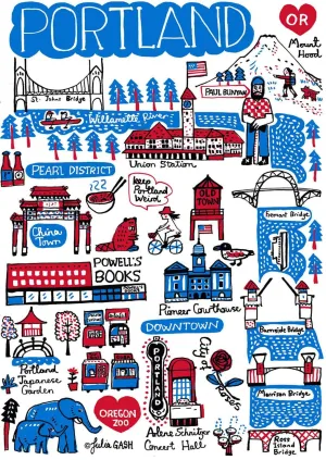 Portland Art Print