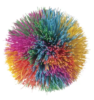 Rainbow Pom Ball