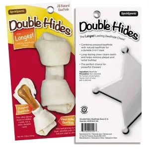 Ranch Rewards DoubleHides Beef Rawhide Bone 6 Inch