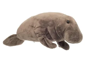 Realistic Plush Stuffed Manatee 40 cm - Eco-Friendly by Teddy Hermann