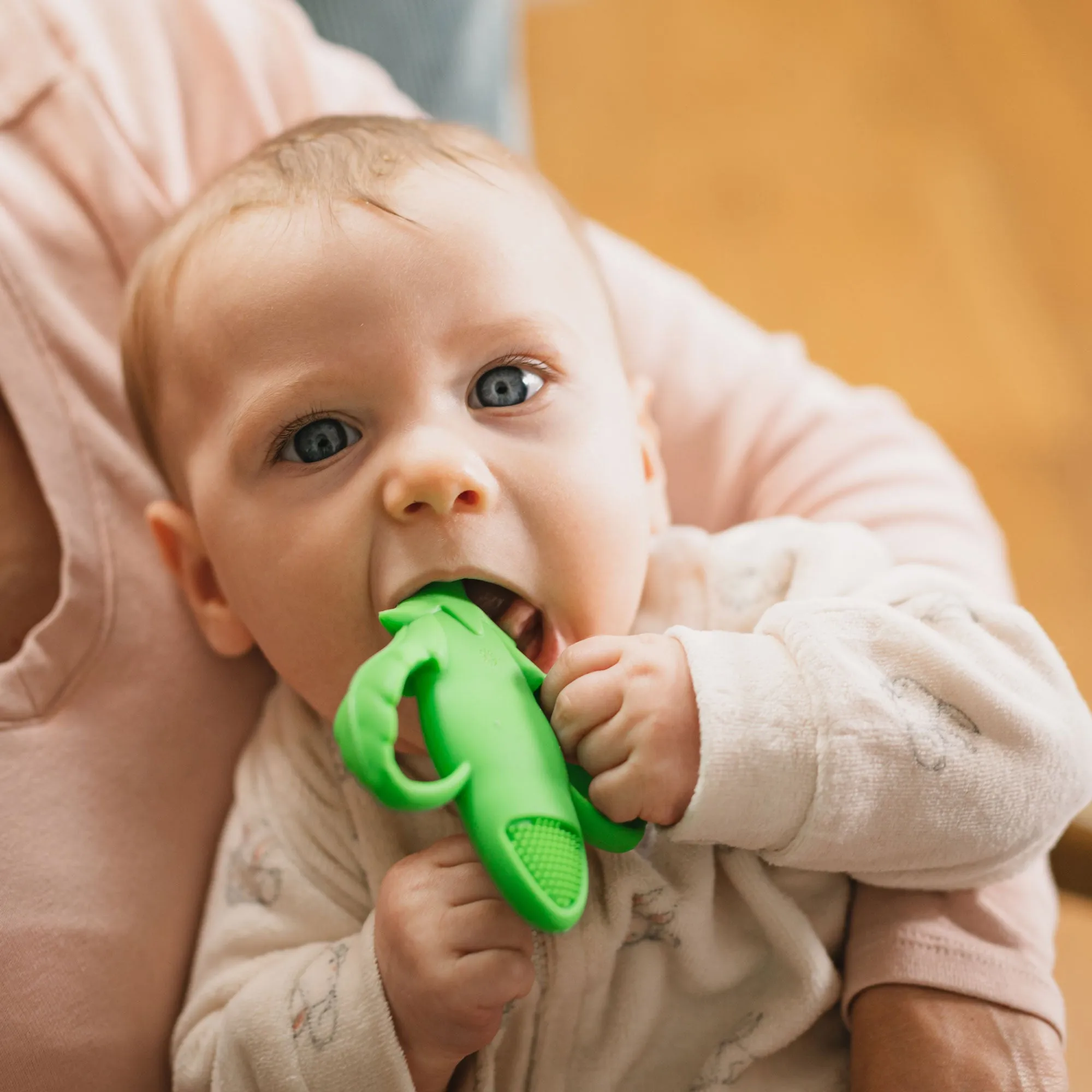 Silicone Veggie Teether | Peas