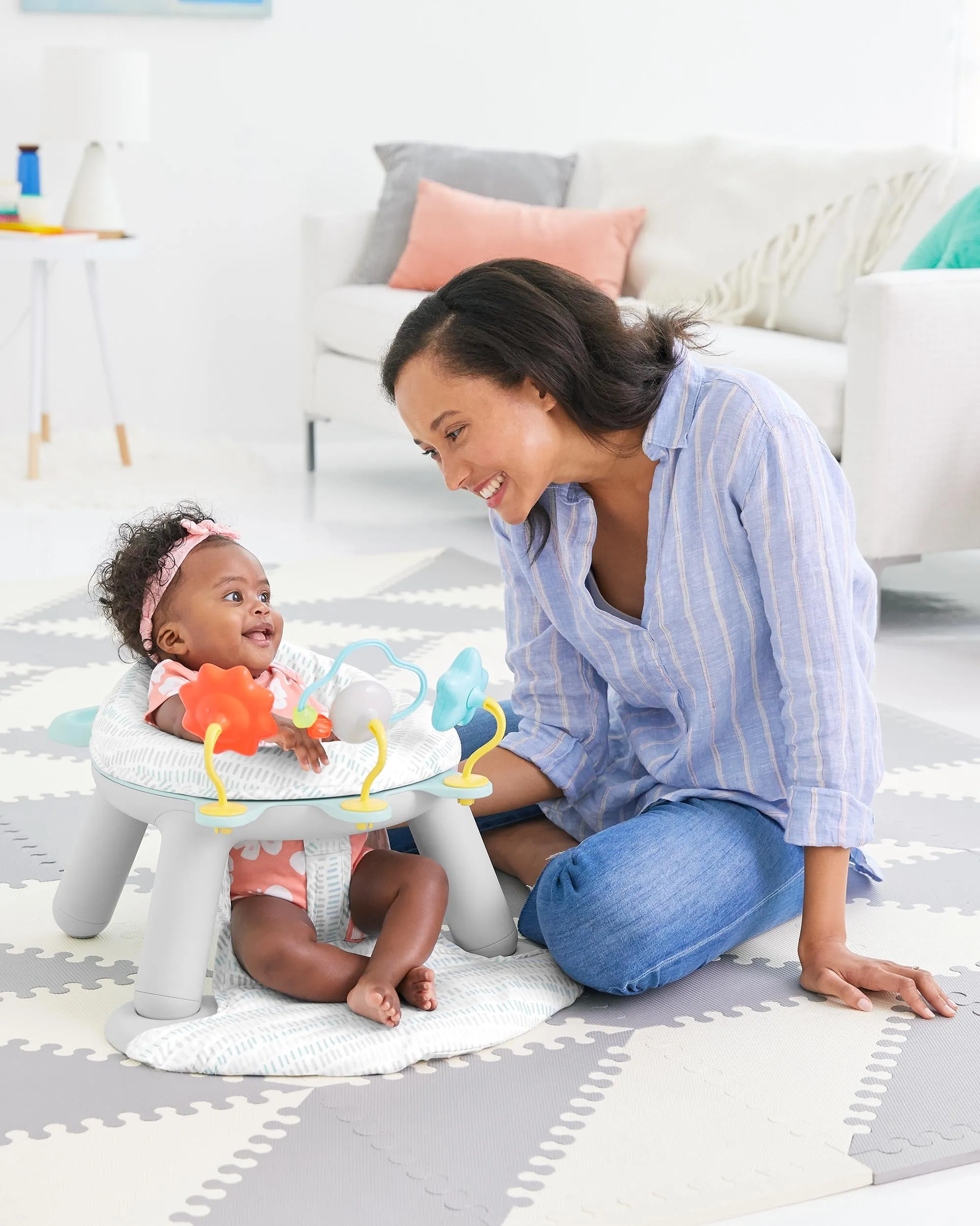 Silver Lining Cloud 2-In-1 Activity Floor Seat