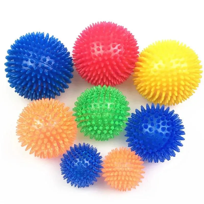 Squeaky Polka Dot Ball Pet Toy