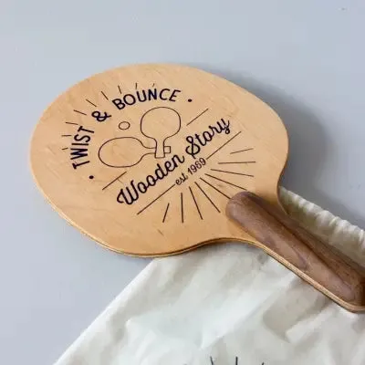 Twist and Bounce Wood Paddles